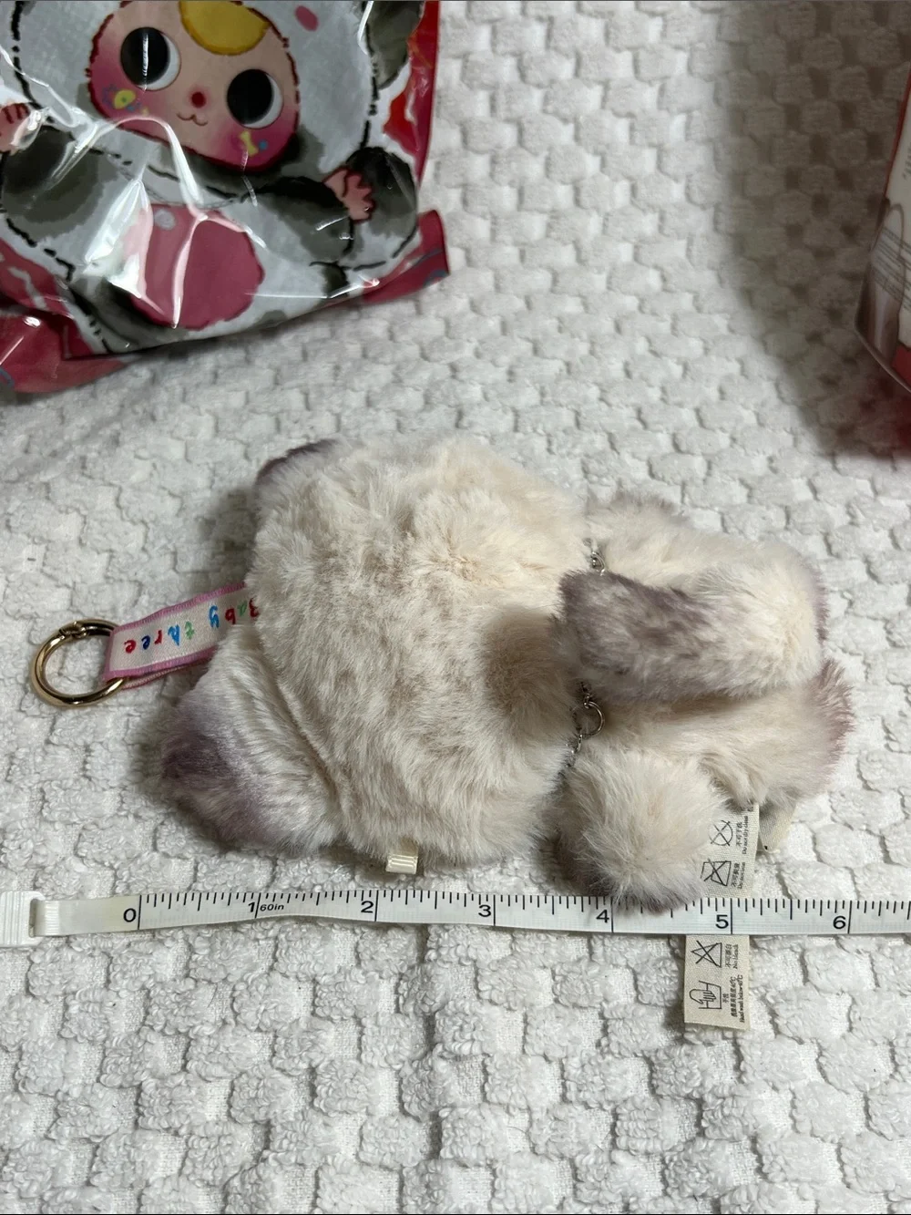 Baby Three Cats & Dogs Vinyl Face Plush Pendant - CAT